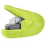 Plus 31-251 Paper Clinch Staple-Less Stapler, Green