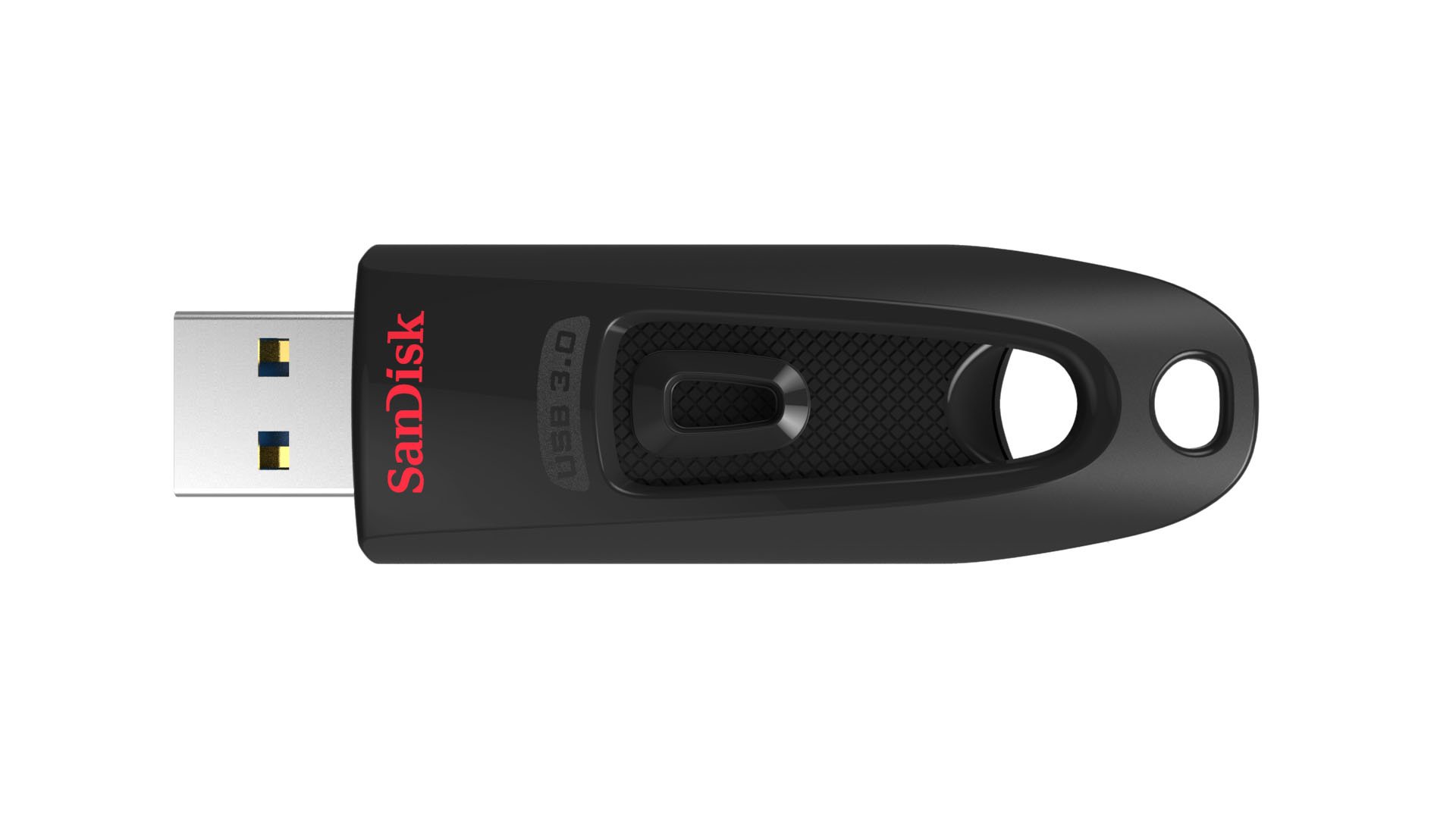 SanDisk - SDCZ48-016G-UAM46 16GB Ultra USB 3.0 Flash Drive - SDCZ48-016G-UAM46 Black