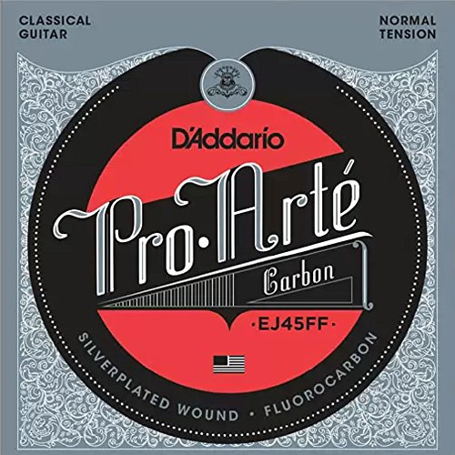 D'Addario EJ45FF ProArte Carbon Classical Guitar Strings, Dynacore Basses, Normal Tension