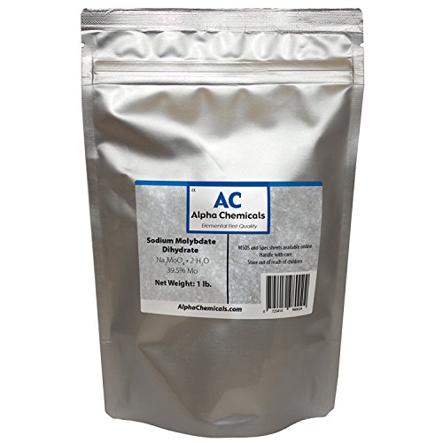 1 Pound - Sodium Molybdate - Na2MoO4*2H2O, 99% Pure