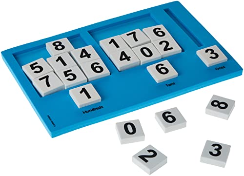 DIDAX Base Ten Place Value Frame, Multicolor, 8 x 14.5 x 5 in