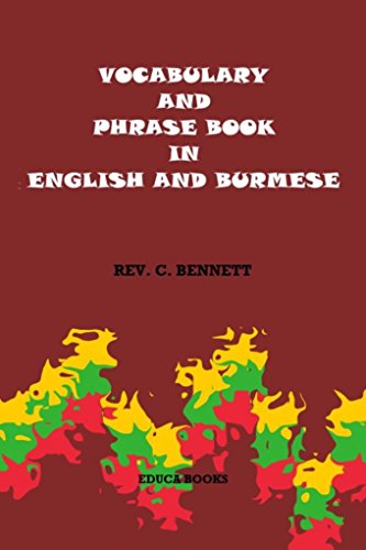 Vocabulary and Phrase Nook in English and Burmese.
