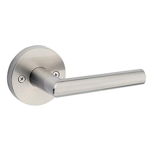 Kwikset 91570-003 Milan Round Half-Dummy Lever in Satin Nickel by Kwikset