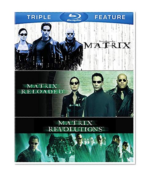 Book Cover The Matrix Triple Feature (The Matrix / The Matrix Reloaded / The Matrix Revolutions) [Blu-ray]