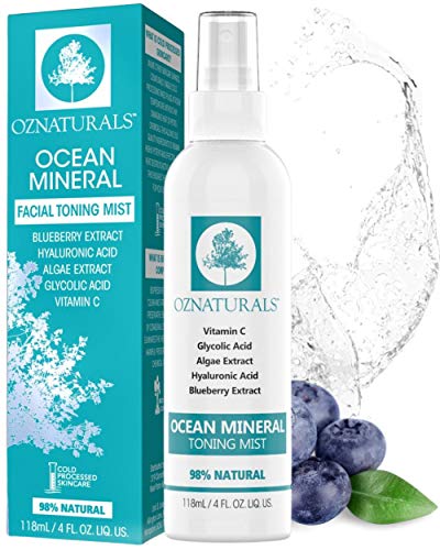 OZNaturals Facial Toner- This Natural Skin Toner Contains Vitamin C, Glycolic Acid & Witch Hazel - Anti Aging Vitamin C Toner