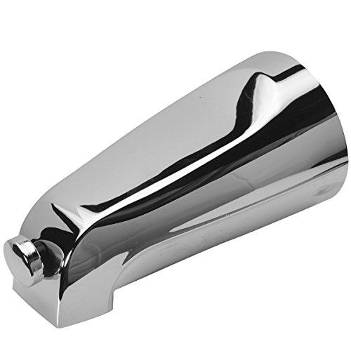 BrassCraft MXT01 Mixet 71 5-1/8-Inch Length Quikspout Slip-On Diverter Tub Spout, Chrome