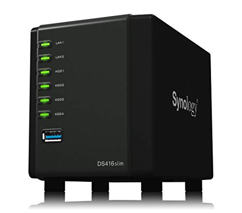 Synology 4 bay NAS DiskStation DS416slim (Diskless)