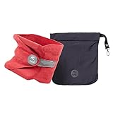trtl Pillow - Scientifically Proven, Super Soft Neck Support Travel Pillow for Airplanes - Lightweight and Machine Washable - Ergonomic Design for Traveling on Flights, Cars, and Trains - Coral