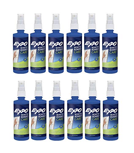 Book Cover Expo 81803 Non-Toxic Whiteboard Cleaner, 8oz Spray Bottle (Dozen)