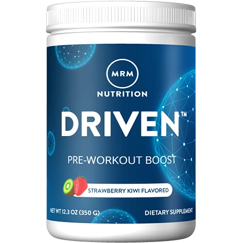 Book Cover MRM Driven Pre Workout Powder for Training Boost - (Strawberry Kiwi)