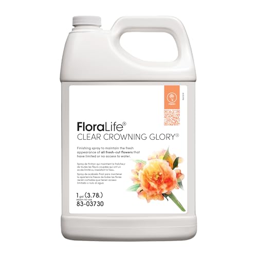 Smithers Oasis Floralife Clear Crowning Glory - 1 Gallon Lawn Garden, White