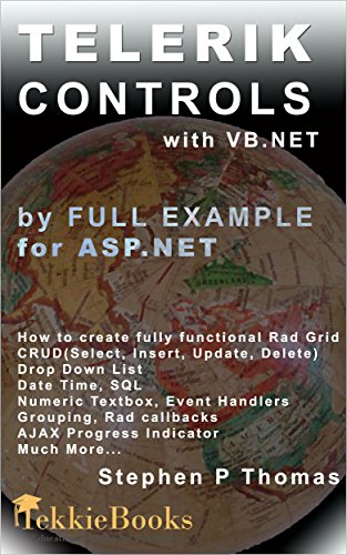 Telerik Controls by Full Example for ASP.NET with VB.NET
