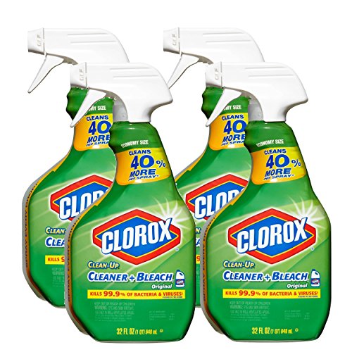 Clorox Clean-Up Cleaner With Bleach Spray Original Scent Trigger Spray, 32 FL OZ (Pack of 4)