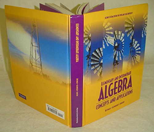 Elementary & Intermediate Algebra : Concepts & Applications [Portland State University]