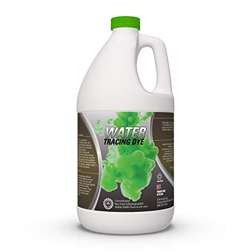 Green Water Tracing & Leak Detection Flourescent Dye - 1 Gallon