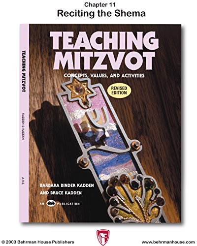 Teaching Mitzvot: Reciting the "Shema"