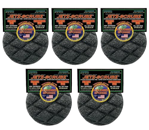 The Original Magic Jetz Scrubz J22 Scrubber Sponge Round (Pack of 5)