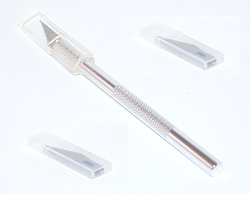 Washati Scalpel avec 20 lames de rechange - Cutter de précision