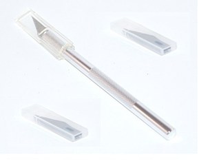Washati Scalpel avec 20 lames de rechange - Cutter de précision