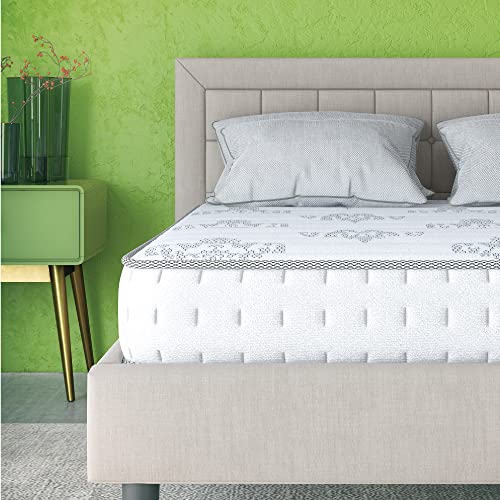 Book Cover Classic Brands Decker Memory Foam and Innerspring Hybrid 10-Inch Mattress | Bed-in-a-Box Twin XL