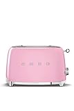 xiaoniubenben Smeg TSF01PKEU Toaster 2 Scheiben, cadillacpink