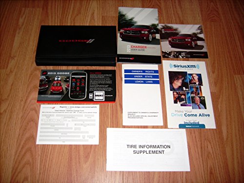 2013 Dodge Charger Owners Manual + SRT8