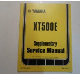 1979 Yamaha XT500E Supplementary Service Manual FACTORY OEM BOOK 79 DEAL 2ND ED