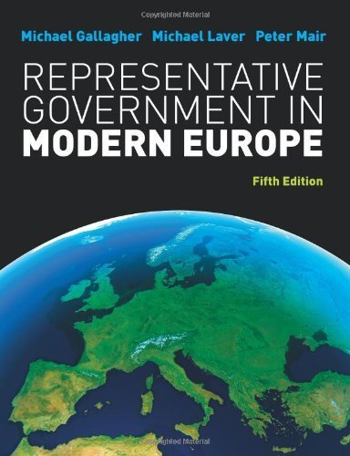 Representative Government in Modern Europe by Gallagher, Michael, Laver, Michael, Mair, Peter (2011) Paperback