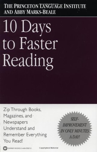 10 Days to Faster Reading by Marks-Beale, Abby (2004) Paperback