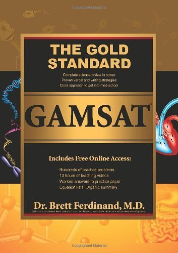 Gold Standard GAMSAT Preparation with Online Card (UK, Ireland) by Ferdinand, Brett (2011) Hardcover