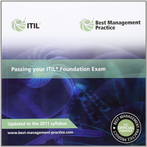 Passing your ITIL foundation exam (Best Management Practice) by Nissen, Christian F., Great BritainCabinet Office (2012) Paperback