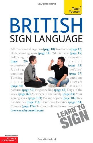 British Sign Language: Teach Yourself (Teach Yourself Get Started) by Redfern, Paul, , Deafworks (2010) Paperback