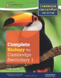 Complete Biology for Cambridge Secondary 1 Student Book: For Cambridge Checkpoint and beyond (Checkpoint Science) by Large, Pam (2013) Paperback