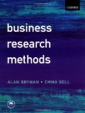 Business Research Methods by Bryman, Alan, Bell, Emma (2006) Paperback