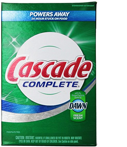 Book Cover Cascade Complete, Powder Dishwasher Detergent, Fresh Scent 125 Oz