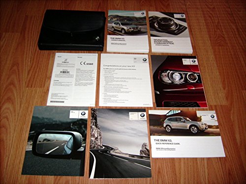 2013 BMW X3 Owners Manual with Nav. Manual