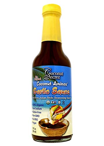 Coconut Secret, Coconut Aminos, Garlic Sauce, 10 fl oz (296 ml)