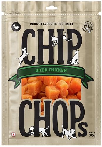 Chip Chops Diced Chicken Dog Snacks, 70 g