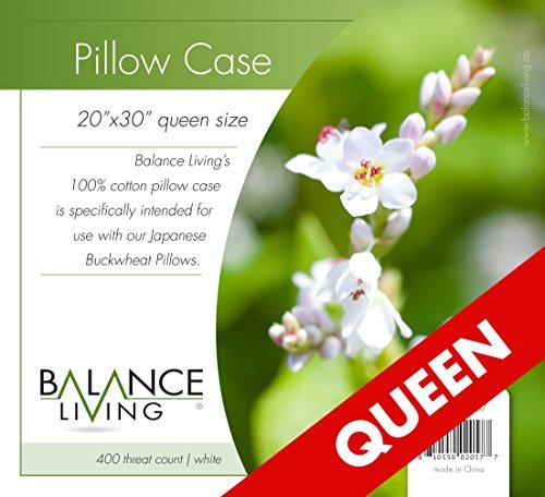 Culina Balance Living Taie d'oreiller Taille 20 x 30, Blanc, Queen