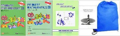 Primary Mathematics 2A Textbook, Workbook & Home Instructor's Guide Homeschool Kit in a Bag