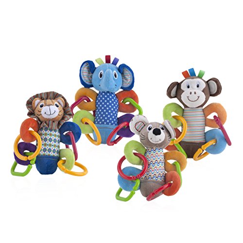 Book Cover Nuby Squeeze N' Squeak Plush Toy, Characters May Vary