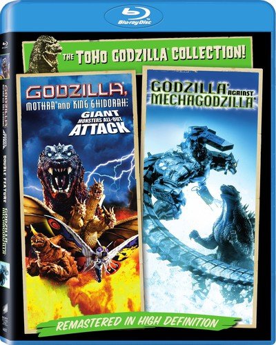 Book Cover Godzilla Against Mechagodzilla (2002) / Godzilla, Mothra, and King Ghidorah: Giant Monsters All-Out Attack - Set [Blu-ray]