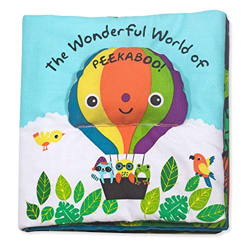 Book Cover Melissa & Doug Soft Activity Baby Book - The Wonderful World of Peekaboo!