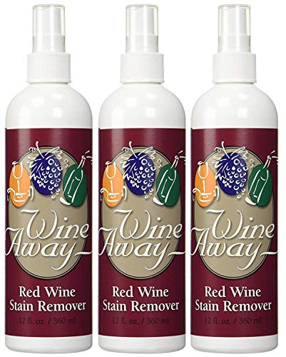 Book Cover Wine Away Red Wine Stain Remover All Purpose Cleaner 12 Oz. Bottle, Set of 3