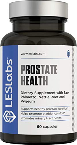 LES Labs Prostate Health â€“ Prostate Support, Urinary Tract Health, Fewer Bathroom Visits & Improved Sleep â€“ Saw Palmetto, Pygeum, Beta Sitosterol & Nettle Root â€“ 60 Capsules