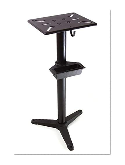 WEN 4288 Cast Iron Bench Grinder Pedestal Stand with Water Pot
