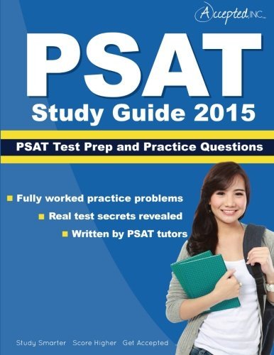 Fully Worked Practice Problems Real Test PSAT Test Prep and Practice Questions PSAT Study Guide 2015 (Paperback) - Common