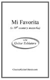 Mi Favorita: With Guitar Tablature