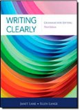 Writing Clearly: An Editing Guide by Lane, Janet, Lange, Ellen (1999) Paperback
