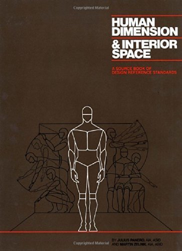Human Dimension & Interior Space: A Source Book of Design Reference Standards by Panero, Julius, Zelnik, Martin (1979) Hardcover